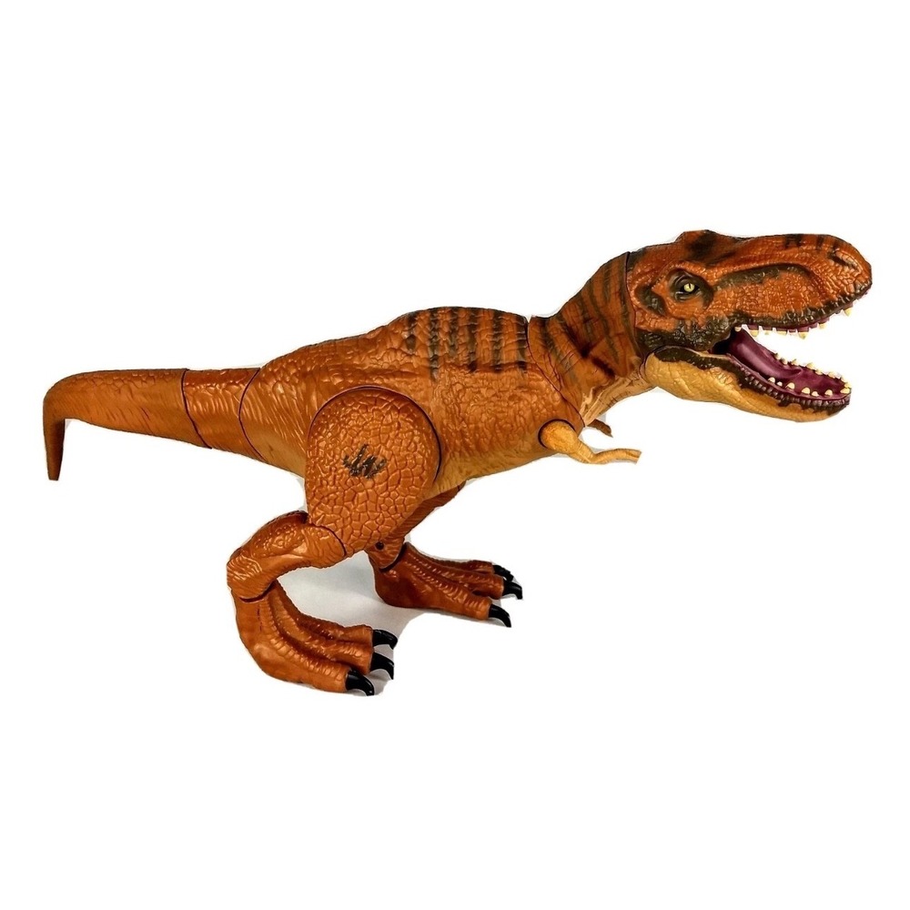 Hasbro Jurassic World Stomp & Strike T-Rex Dinosaur Action Sound Brown Toy